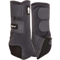 Classic Equine Classic Legacy2 Front Boot 2pk Charcoal M