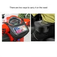 thumbnail image 3 of Yuarrent Bolsa de cintura OxfordCloth impermeable para motocicleta, Pedal de haz delantero, cesta frontal, bolsa de manillar portátil Ropa Deportiva, Zapatos, 3 of 6