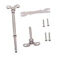 thumbnail image 3 of segolike Cables Railing Hardware Kit Spare Part Angle 180 degree Adjustable Stainless Steel Silver Style B, 3 of 9