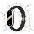 thumbnail image 6 of XIHAMA For Xiaomi Smart band 8 / Xiaomi Smart band 9 band silicone replacement strap openwork design miband 8 band chain belt Miband 8/9 belt breathable replacement band, 6 of 8