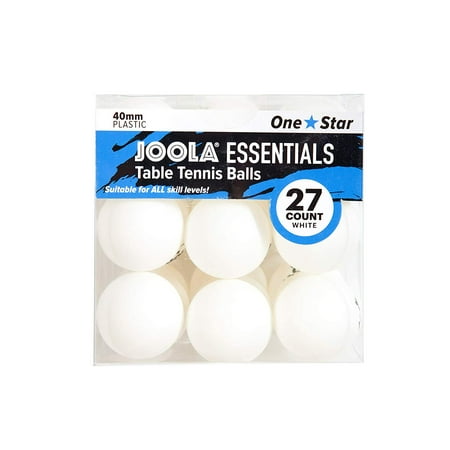 JOOLA Essentials 40mm Table Tennis Balls, White,