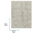 thumbnail image 4 of Livabliss x Becki Owens Elle Vintage Oriental Area Rug,9'2" x 12',Light Grey, 4 of 11