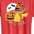 thumbnail image 3 of Pokémon  - Witch Pikachu With Candy - Women's Short Sleeve Graphic T-Shirt, 3 of 5