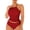 Wine swimsuit women, variant on Wycnly Swimsuits for Women Two Piece Swimsuits for Women Womens Bathing Suit Bikini Set Strap Halter Tankini Sets with Drawstring Summer Beach Solid Swimwear with Trunks