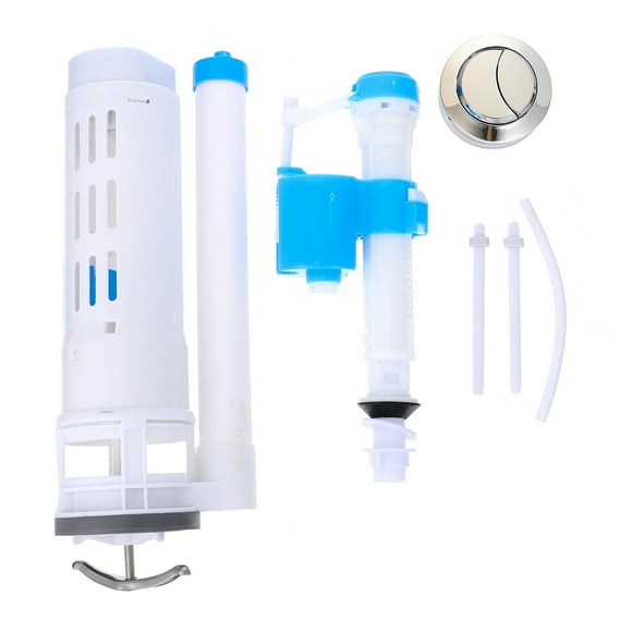 1 set Botones del tanque de inodoro Inicie la válvula de drenaje de la válvula de agua para el baño de estilo antiguo