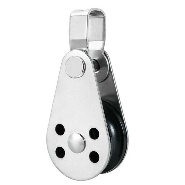 Kenally Corredor de cuerda para barcos, polea de pulido resistente, prácticos accesorios extraíbles para barcos, reemplazo de elevación Bombillas para automóviles