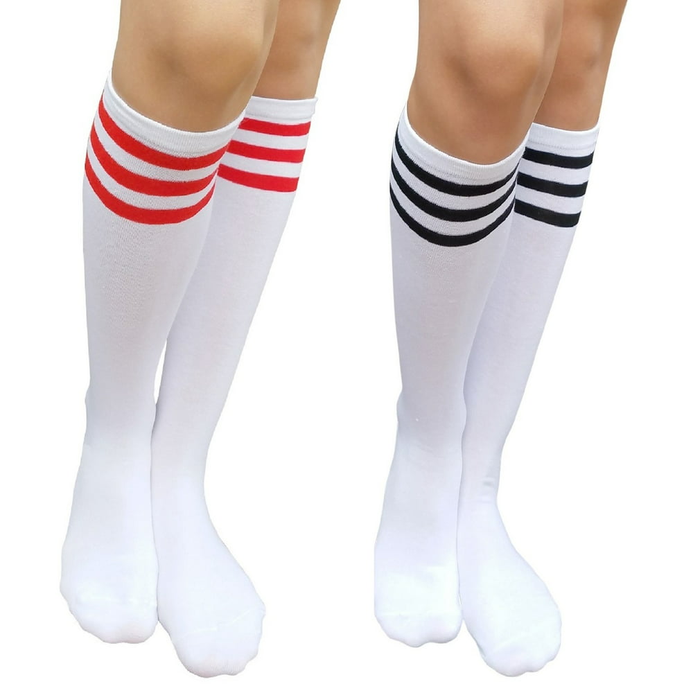 AM Landen - AM Landen Stripe Knee High Socks Stripe Socks Cheerleader ...