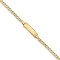 thumbnail image 1 of 14K Yellow Gold Baby ID Curb Bracelet, 1 of 2