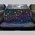 thumbnail image 3 of Psesaysky Rainbow Gradient Stars Pattern Rear Seat Covers for SUV, 2pcs Non-Slip Bottom Cushion Covers Durable Scratch Proof Back Seat Protectors, 3 of 4