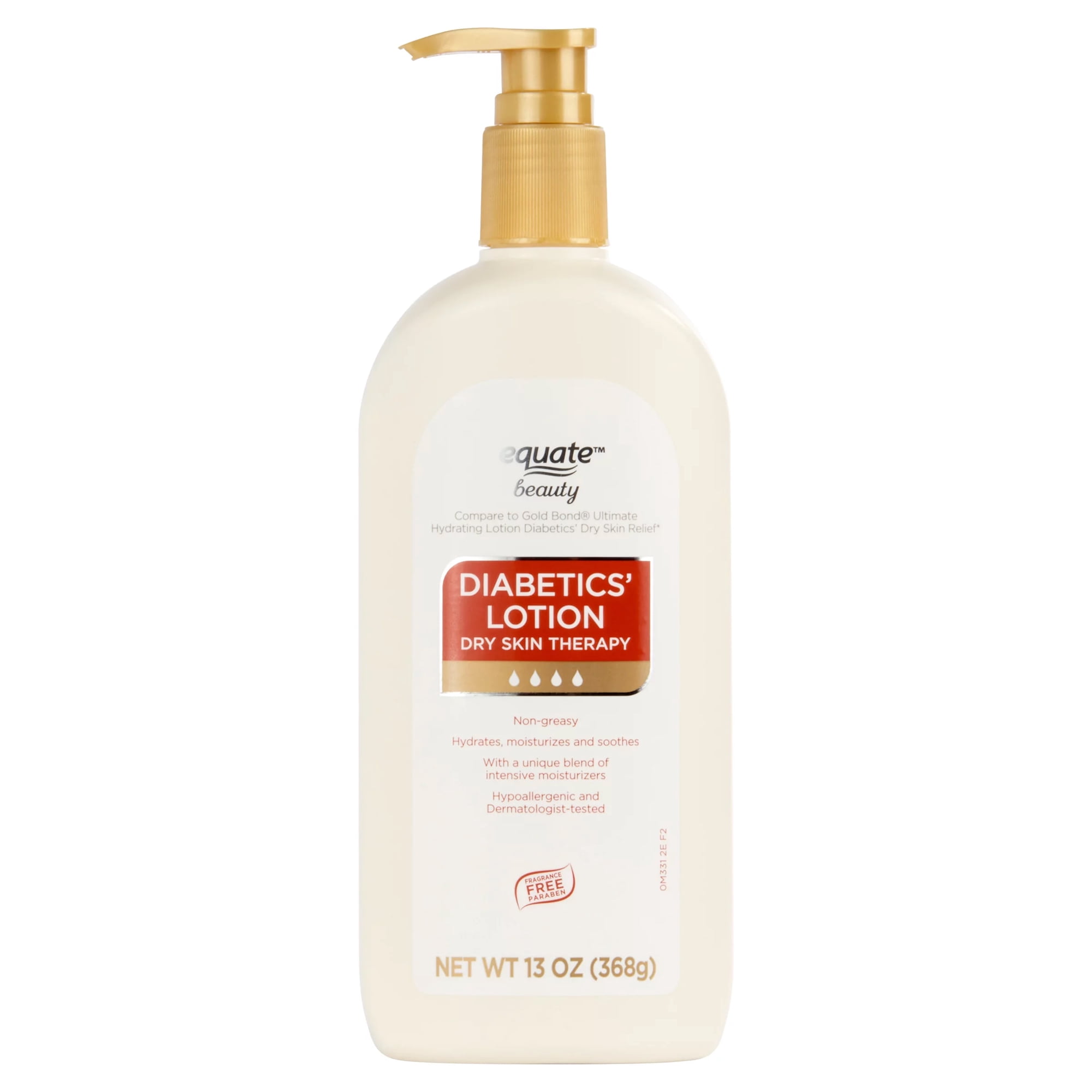 Equate Beauty Diabetics' Dry Skin Therapy Lotion, 13 oz