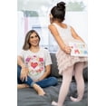 thumbnail image 2 of Dye Dirty Floral Mom Heart T-Shirt, Mother's Day Mama Graphic Tee (White, Small), 2 of 2