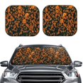thumbnail image 2 of Haiem Daisies Windshield Sun Shade: Universal Foldable 2-Piece Car Front Window Sunshade - Blocks Uv Rays, And Reduces Heat,Essential Car Accessory Medium, 2 of 7