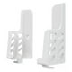thumbnail image 1 of Soporte universal de pared para tableta y teléfono, ajustable, con doble ranura de carga. Blanco, 1 of 9