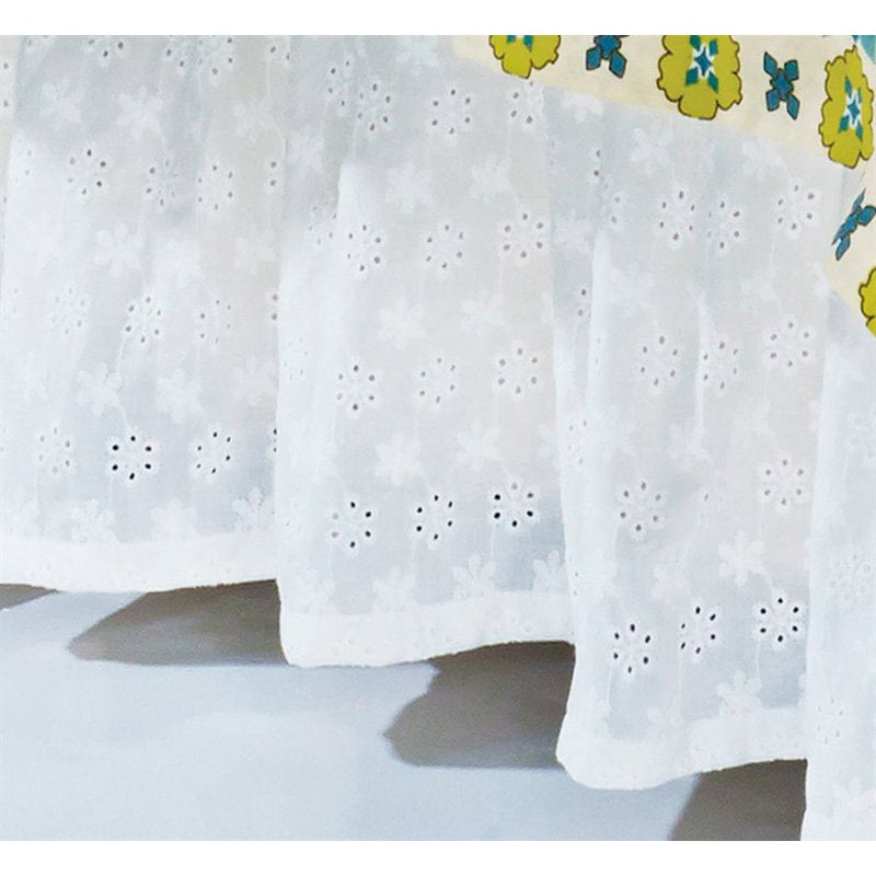 Eyelet Bedskirt by HiEnd Accents