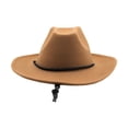 thumbnail image 2 of Cowboy Hat Photo Props Sun Hat Cowgirl Hats for Performance Party Engagement Khaki, 2 of 9