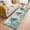 Green, variant on 2'x6' Rug Runners for Hallways Kitchen, Teal Sea Turtle Coastal Non Slip Entryway Beside Floor Carpet Runner, Vintage Summer Beach Seaweed Washable Laundry Room Bedroom Throw Rugs Mat for Family Pet