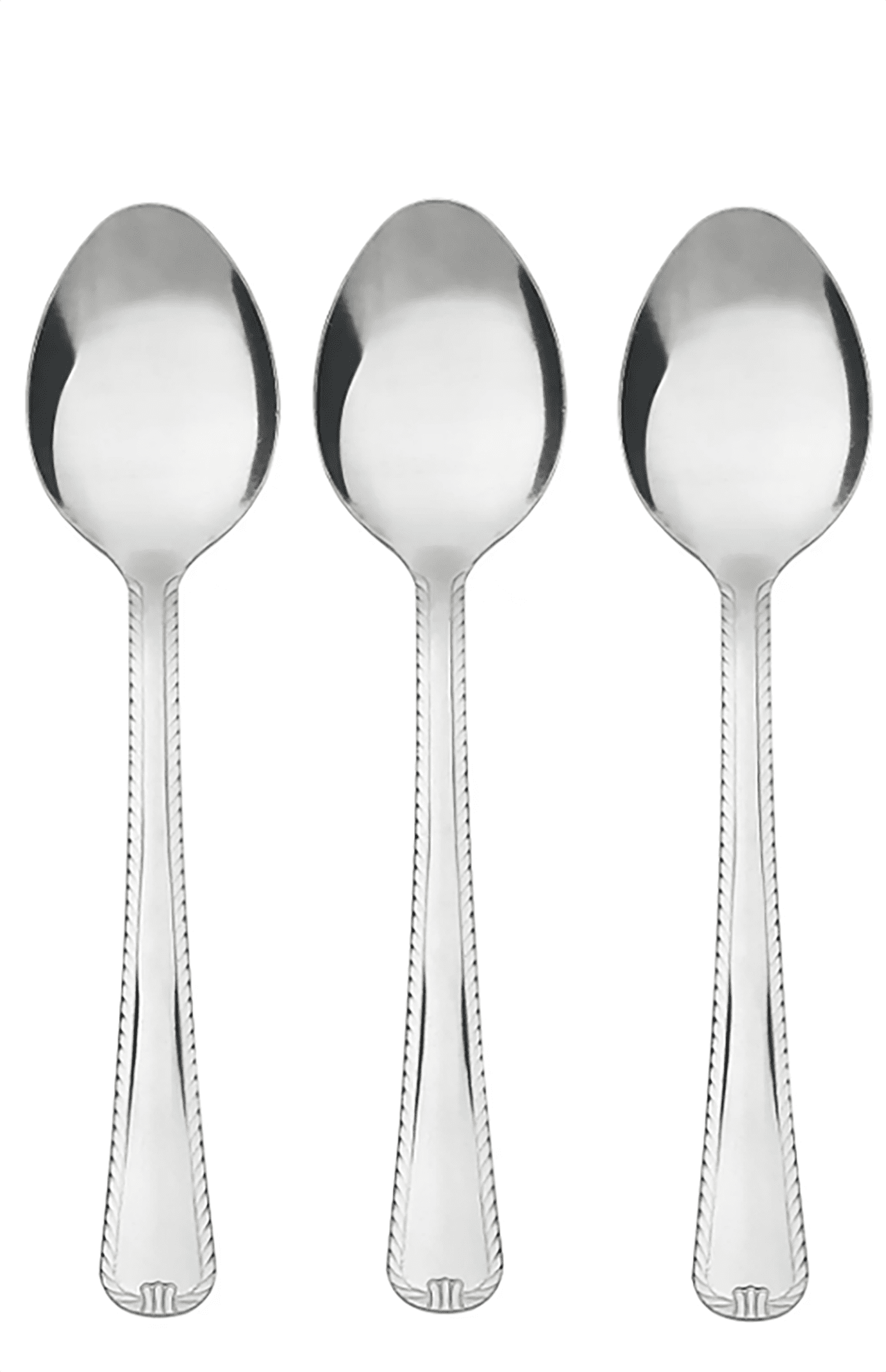 Mainstays 3-Piece Lace Pattern Teaspoon Silver, Adult, Mainstays Lace Teaspoon