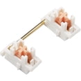 thumbnail image 3 of Gold Plated Plate Mounted Stabilizer for Custom Mechanical Keyboard 2U 6.25U (1+7, White Pink), 3 of 8