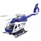 thumbnail image 1 of New Realistic Police Helicopter Plane Pull Back Led Music Model Kids Toy Collection/YY 25-26, 1 of 5