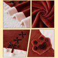 thumbnail image 3 of Cute Fox Blanket Hoodie, Wearable Fox Blanket Adult for Halloween Cosplay, Soft Hooded Bat Cape for Women, 3 of 8