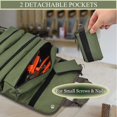 thumbnail image 4 of Bolsa organizadora de herramientas ASTLIHO plegable con 2 bolsas, color verde, 4 of 7