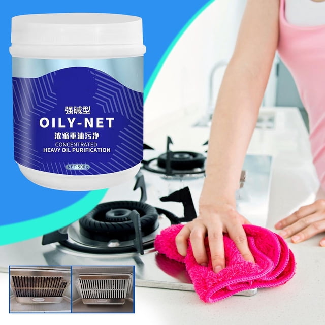 Elimina Eficazmente La Grasa, La Suciedad, Las Huellas Dactilares y Las Manchas de Todas Las Superficies. Limpiador Desengrasante Fuerte 500 G.