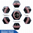 thumbnail image 4 of Skechers Steering Wheel Cover, Leather Steering Wheel Cover for Cars, Non-Slip Steering Wheel Cover, Universal Fit Steering Wheel Cover for SUV Truck (14.5"-15"), Pink, 4 of 7
