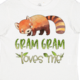 thumbnail image 4 of Inktastic Gram Gram Loves Me Cute Red Panda Boys or Girls Toddler T-Shirt, 4 of 5