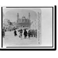 thumbnail image 2 of Historic Framed Print, The famous Trocadero Palace from the end of the Seine Bridge, Exposition 1900, Paris, France, 17-7/8" x 21-7/8", 2 of 9