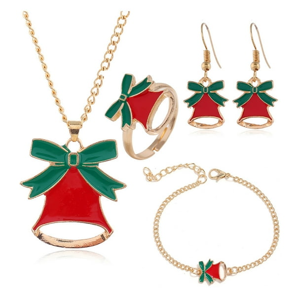 SHAR Christmas Stud Christmas Necklace Christmas Ring Christmas