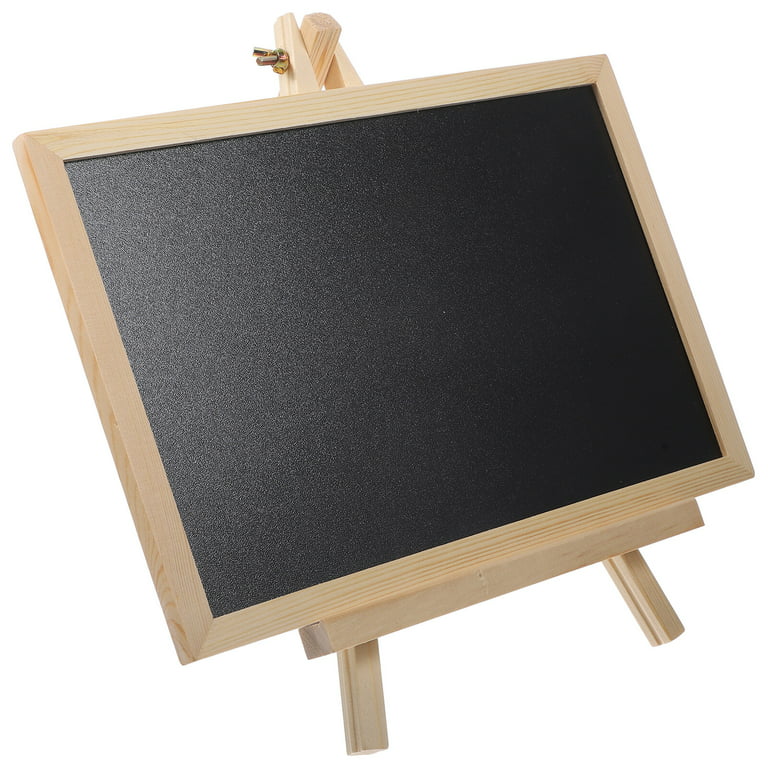 NUOBESTY 2pcs Painting Small Blackboard Mini Chalkboard Signs Small  Chalkboard Labels Small Dry Erase Board Woodsy Decor Table top Decor  Chalkboard