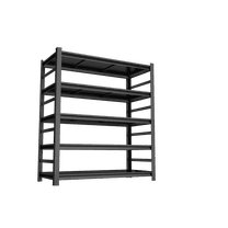 Garage Shelving Units, Heavy Duty 5-Tier Storage Shelves, Metal Adjustable Storage Rack, Steel Shelves, 3000 lbs Capacity, Industrial Shelving for Heavy Tools