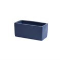thumbnail image 1 of Macetero Rectangular de cerámica con bandeja, artículos for macetas pequeños perforados de escritorio de oficina, verde, Simple, escandinavo, suculento, 1 of 9