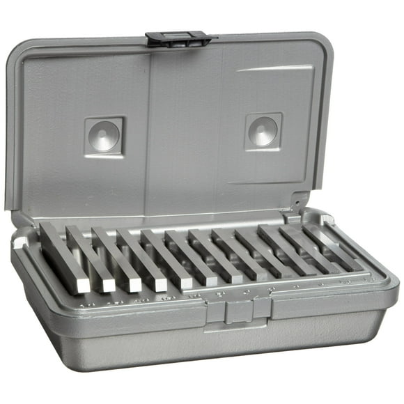TESA Brown & Sharpe 599-921-18 Ultra Precision Angle Block Set, 12 Pieces