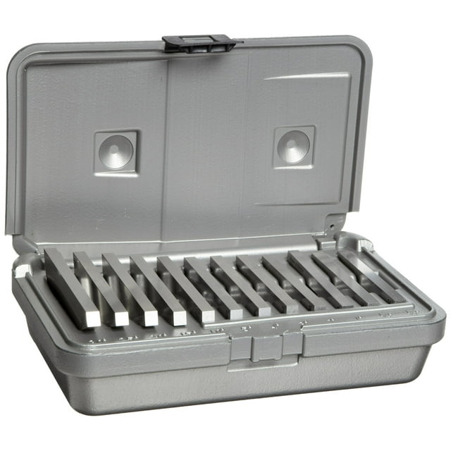 TESA Brown & Sharpe 599-921-18 Ultra Precision Angle Block Set, 12 Pieces