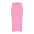 thumbnail image 6 of WERYOUNG Boys Casual Pants Elastic Waist Solid Color Wide Leg Sweatpants Toddlers Kids Loose Fit Back To School Pants 6-7 Years, 6 of 6