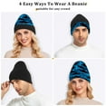 thumbnail image 7 of joogoo Shark Silhouette-s1 Beanie Hats Cuffed Winter Warm Knit Thick Beanies, 7 of 7