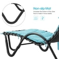 thumbnail image 5 of Mcombo Outdoor Chaise Lounge Chair W/Adjustable Canopy 4097（Turquoise）, 5 of 8