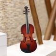 thumbnail image 4 of 1 Set Wood Small Violin Model Adornment Realistic Violin Studio Photo Prop, 4 of 7