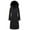 Black, variant on HVEOO Long Lightweight Padded Jacket for with Warm Lining Winter Coat, Black L