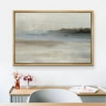 thumbnail image 2 of PixonSign Framed Canvas Print Wall Art Pastel Gray Blue Watercolor Landscape Abstract Shapes Illustrations Modern Art Decorative Minimal Relax/Calm for Living Room, Bedroom, Office - 16"x24" Natural, 2 of 5