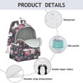 thumbnail image 4 of Pioneer Flower Backpack for School,Cute School Bag,Schoolbag with Adjustable Shoulder Straps & Padded Back,13.4"x11"x4.7", 4 of 6