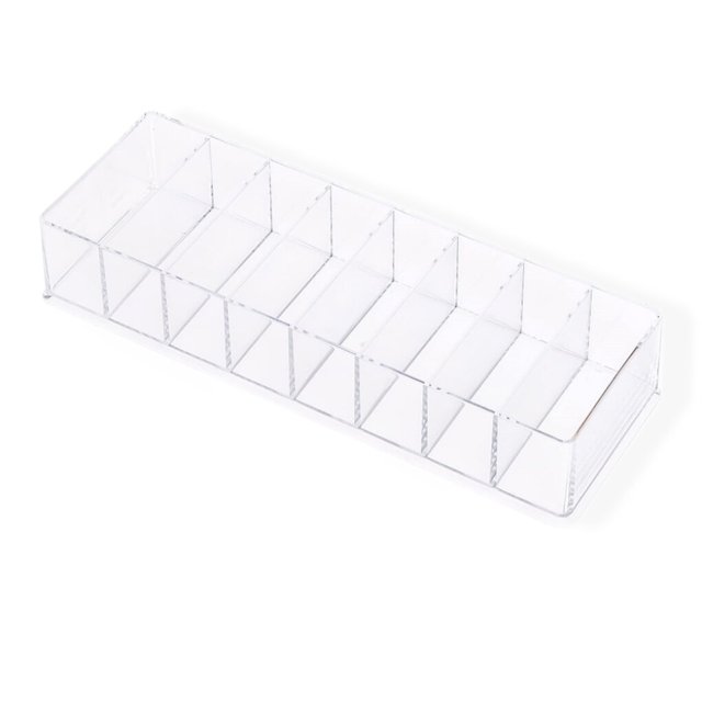 Billuyoard Caja de almacenamiento de cables, caja de Clip de papel transparente, joyería de escritorio, collar de llaves, pendientes, Almacenamiento y organización del hogar Básico