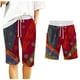 thumbnail image 1 of Puntoco Pantalones cortos de algodón para mujer Pantalones cortos casuales de cinco puntos con cordón y estampado para mujer, 1 of 4