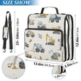 thumbnail image 3 of Water-Resistant 3-Ring Binder Organizer with Multiple Pockets Zipper Binder Bag for Office Engineering Vehicle Pattern, 3 of 8