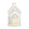 thumbnail image 1 of Pekkaxy Light-Up Ceramic Christmas Village Houses, LED Winter Holiday Tabletop Decorations, 1 of 8
