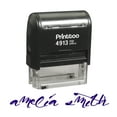 thumbnail image 1 of Printtoo Personalized Violet Self Inking Custom Favor Stamp Custom Signature Rubber Stamper-58 x 22 mm, 1 of 6