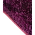 thumbnail image 4 of Amore Collection Magenta Soft Handmade Vibrant Plush Modern Shag 5'x 7'Area Rug by Makymo, 4 of 7