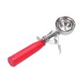 thumbnail image 1 of Ice Cream Spoon and Melon Baller Set, Stainless Steel and Plastic(Red Medium), 1 of 7