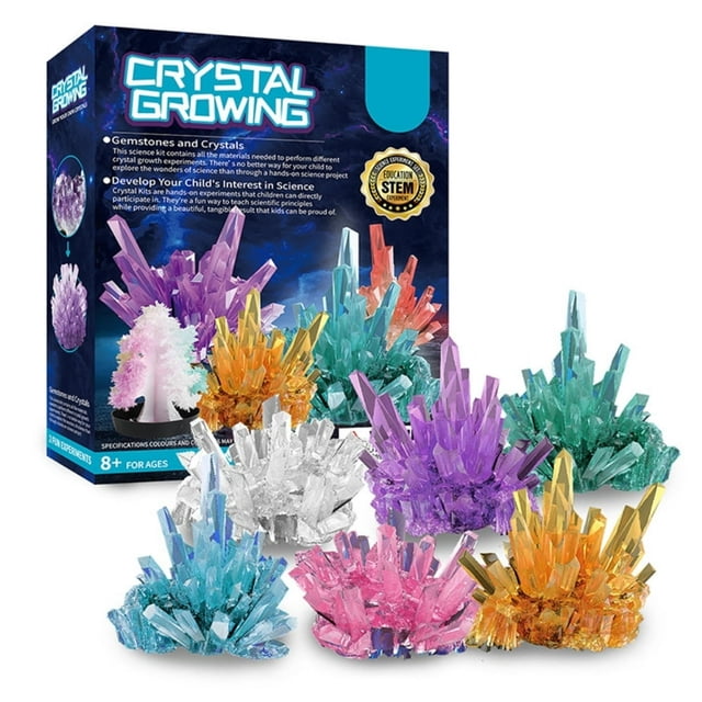 Crystal Growing Christmas Tree Growing Science Experiment Set for Children DIY Crystal Growing Kit for Kids Scientist Toy